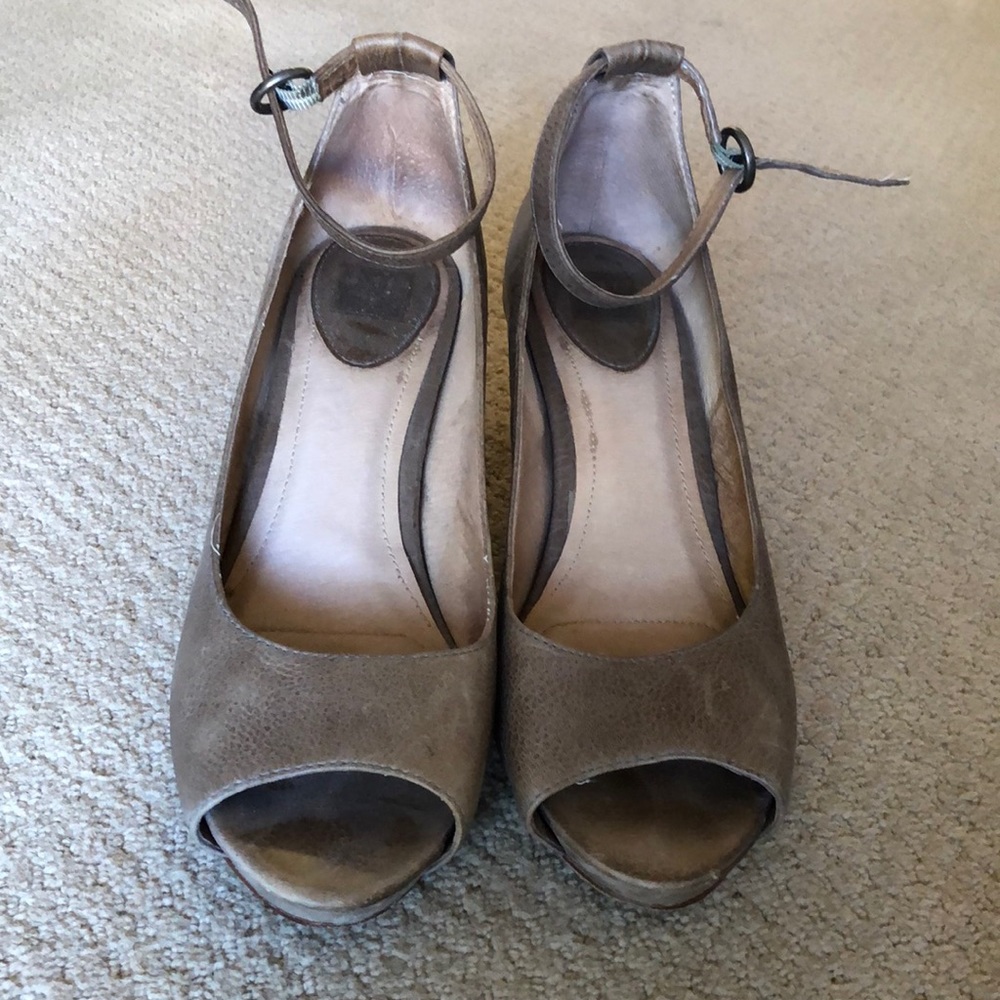 Frye ankle heels